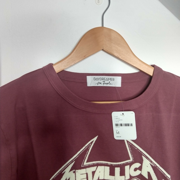 DAYDREAMER Metallica Young Metal Rebel Crop Tee - Picture 4 of 7
